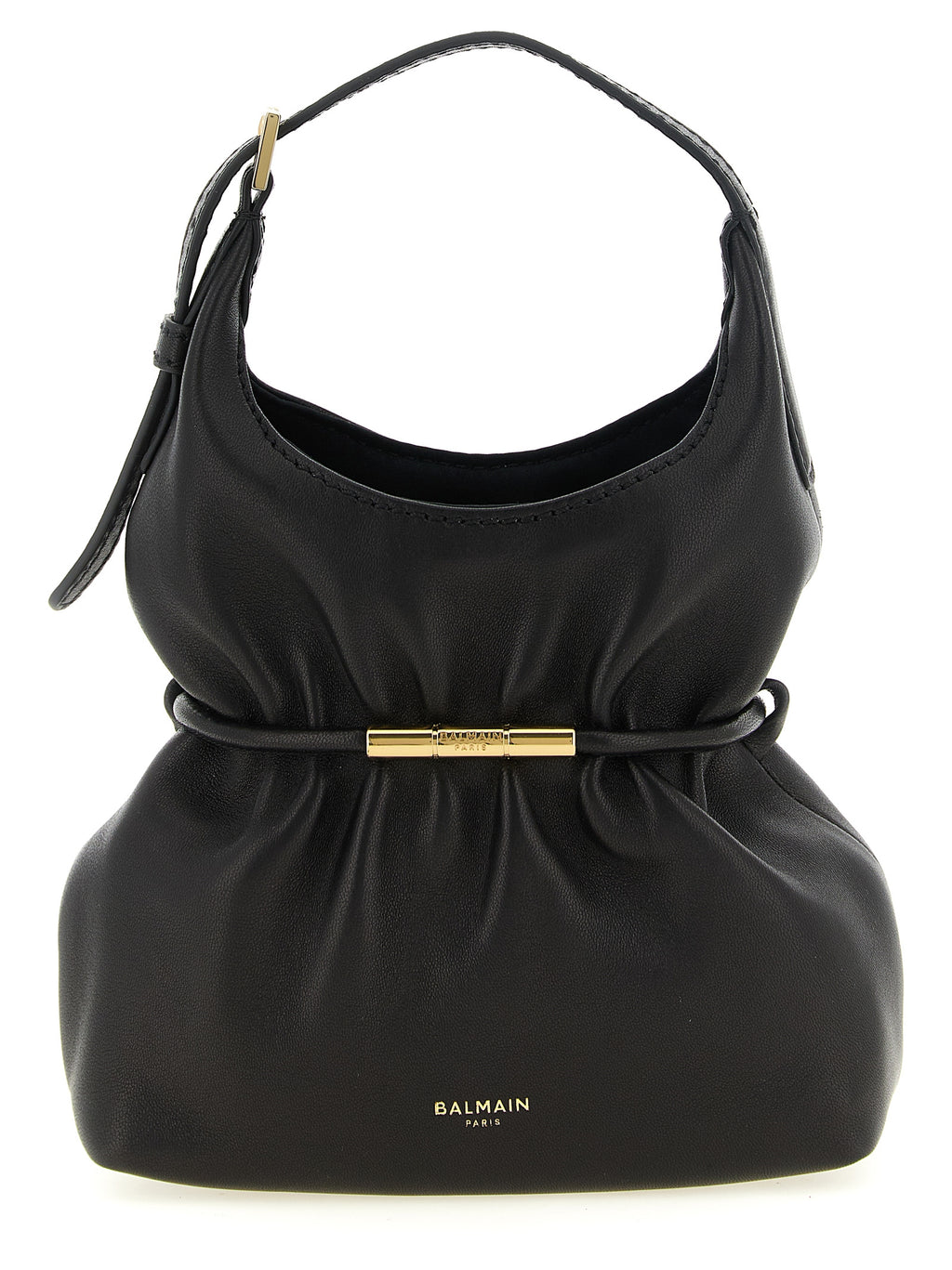Black Lamb Leather Handbag