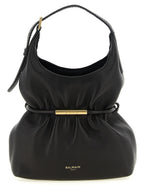 Black Lamb Leather Handbag