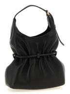Black Lamb Leather Handbag