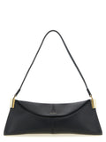 Black Calfskin Shoulder Bag
