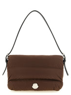 Brown Polyamide Shoulder Bag