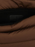 Brown Polyamide Shoulder Bag