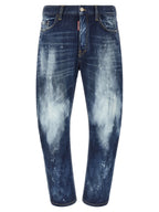 Blue Cotton Slim Fit Jeans