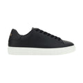 Black Calf Leather Bos Taurus Low Top Sneakers