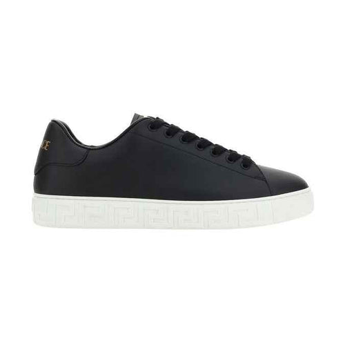 Black Calf Leather Bos Taurus Low Top Sneakers