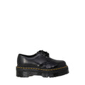 Black Leather Lace-Up Boots