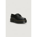 Black Leather Lace-Up Boots