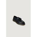 Black Leather Slip-On Loafers