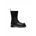 Black Leather Ankle Boots