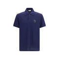 Blue Cotton Polo Shirt