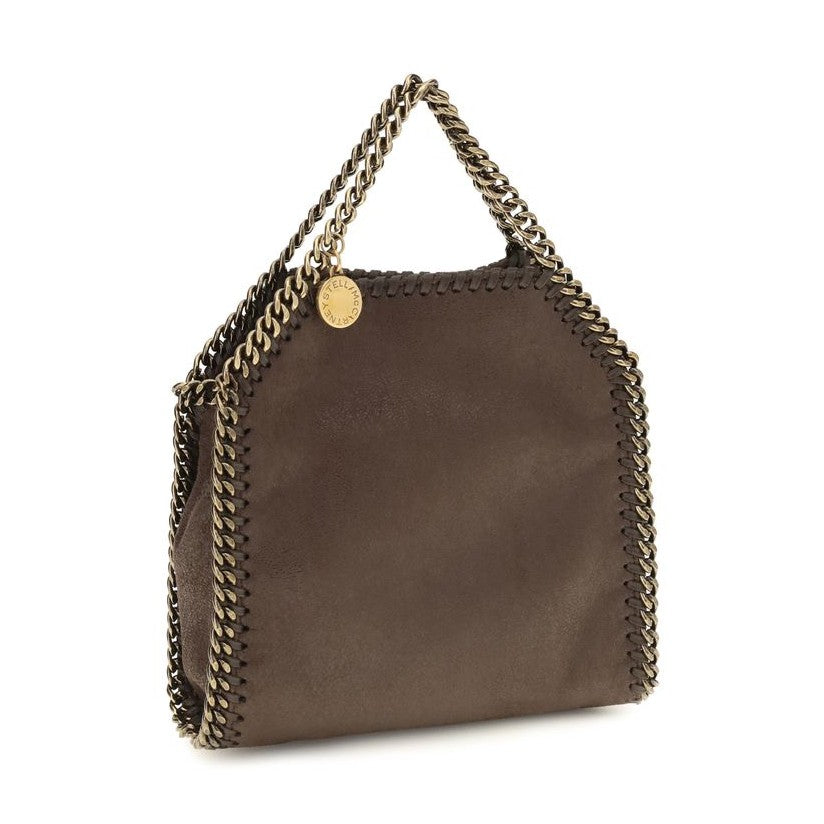 Brown Suede Leather Handbag