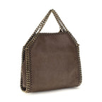 Brown Suede Leather Handbag