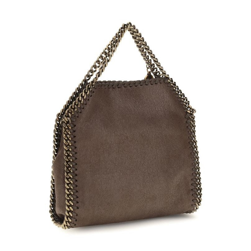 Brown Suede Leather Handbag