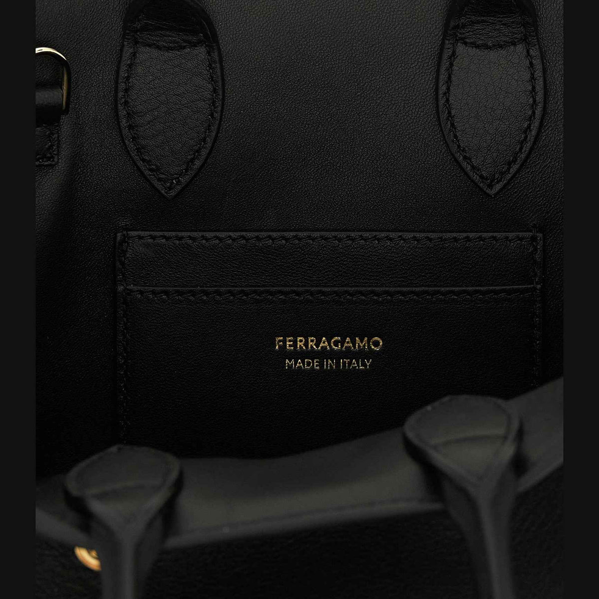 Black Calfskin Handbag