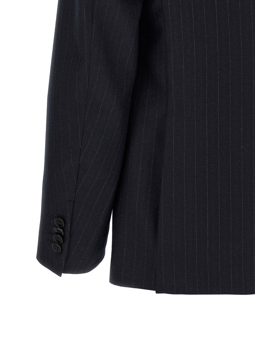 Blue Wool Two-Piece Suit