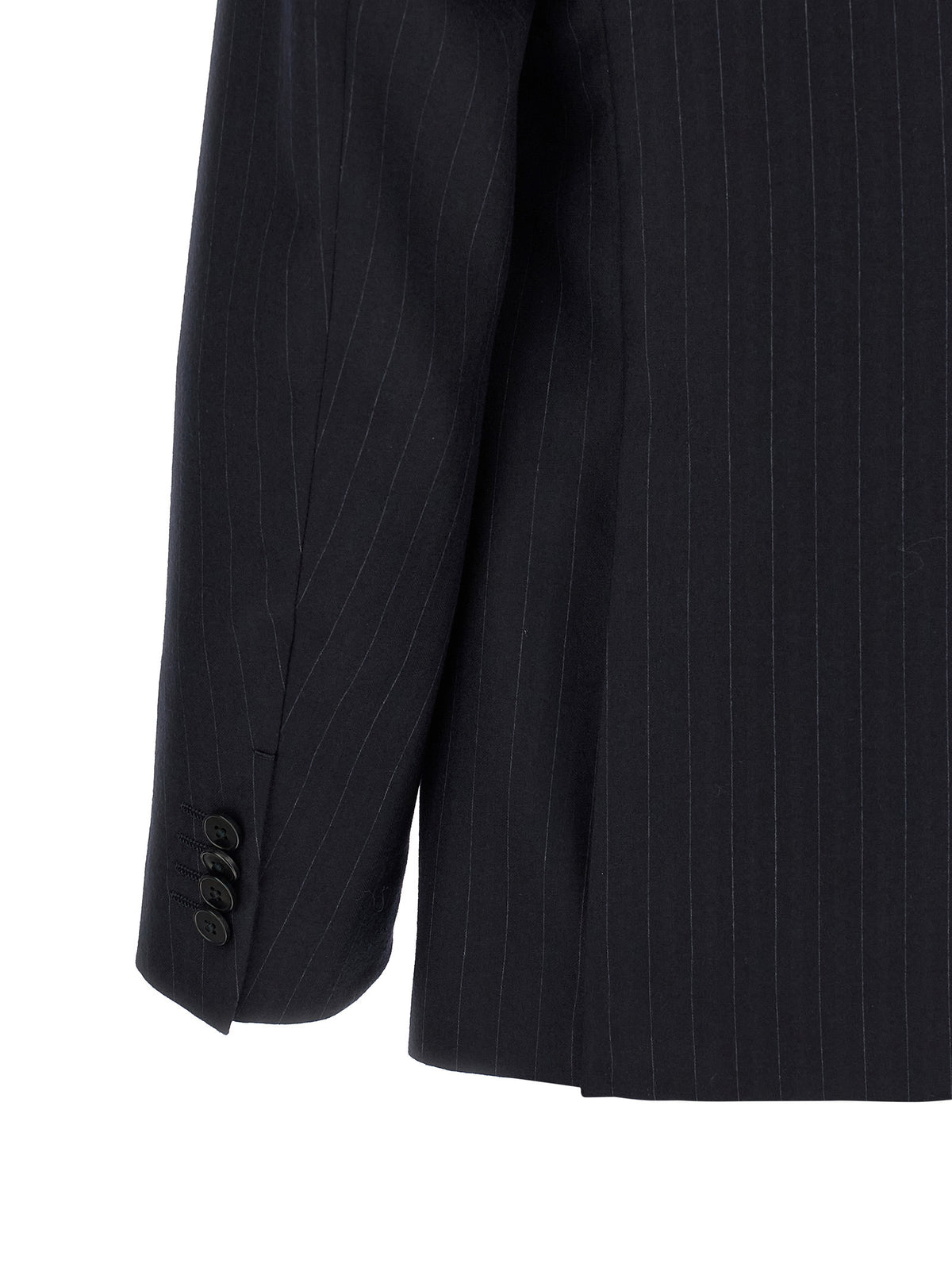 Blue Wool Two-Piece Suit