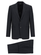Blue Wool Two-Piece Suit