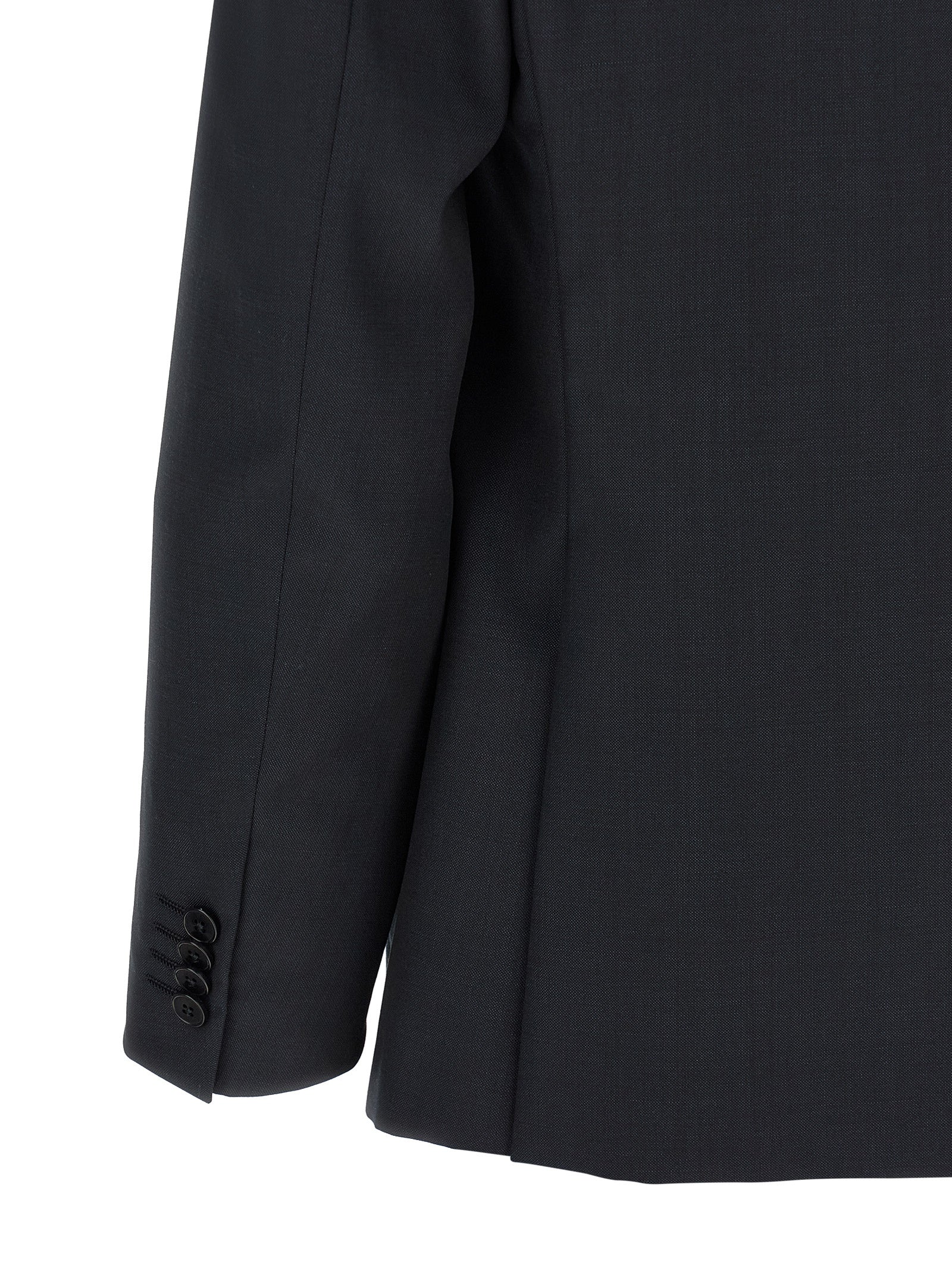 Blue Wool Two-Piece Suit