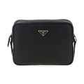 Black Calfskin Crossbody Bag