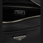 Black Calfskin Crossbody Bag