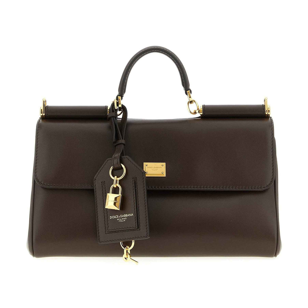 Brown Calfskin Crossbody Bag