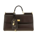 Brown Calfskin Crossbody Bag