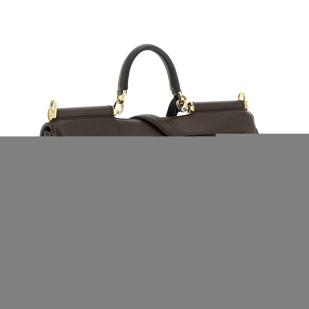 Brown Calfskin Crossbody Bag