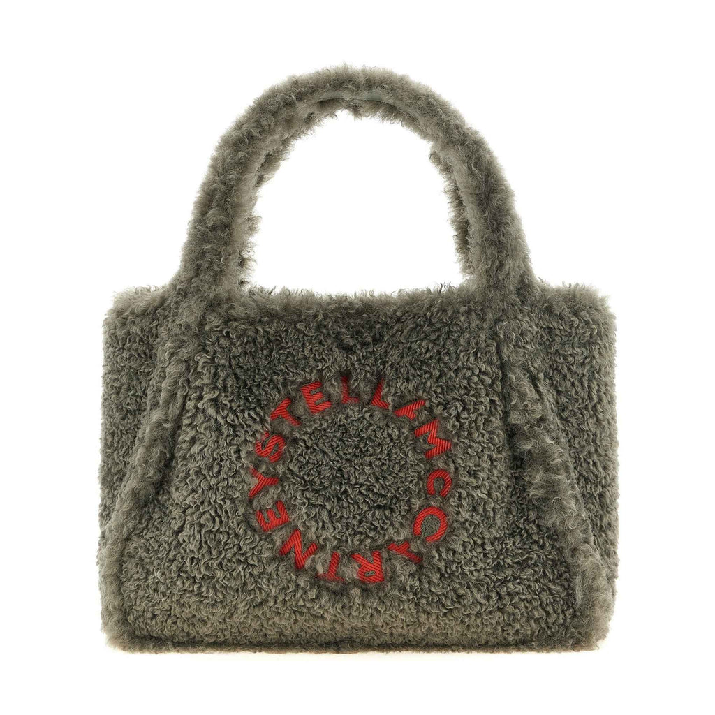 Gray Polyester Tote Bag