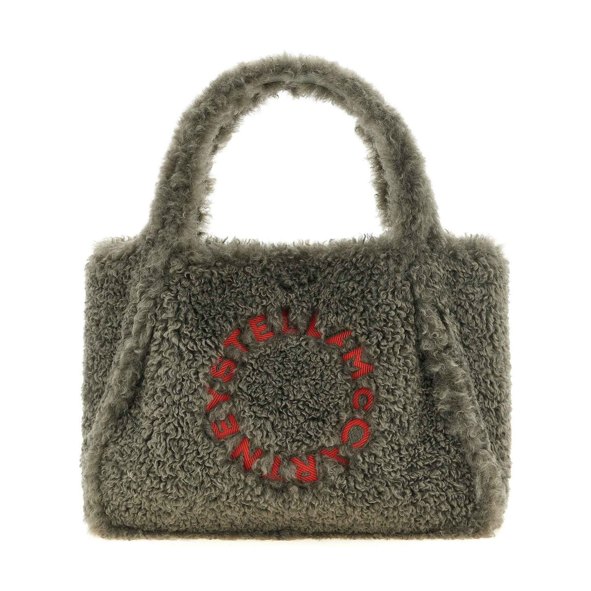 Gray Polyester Tote Bag