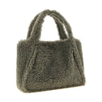 Gray Polyester Tote Bag