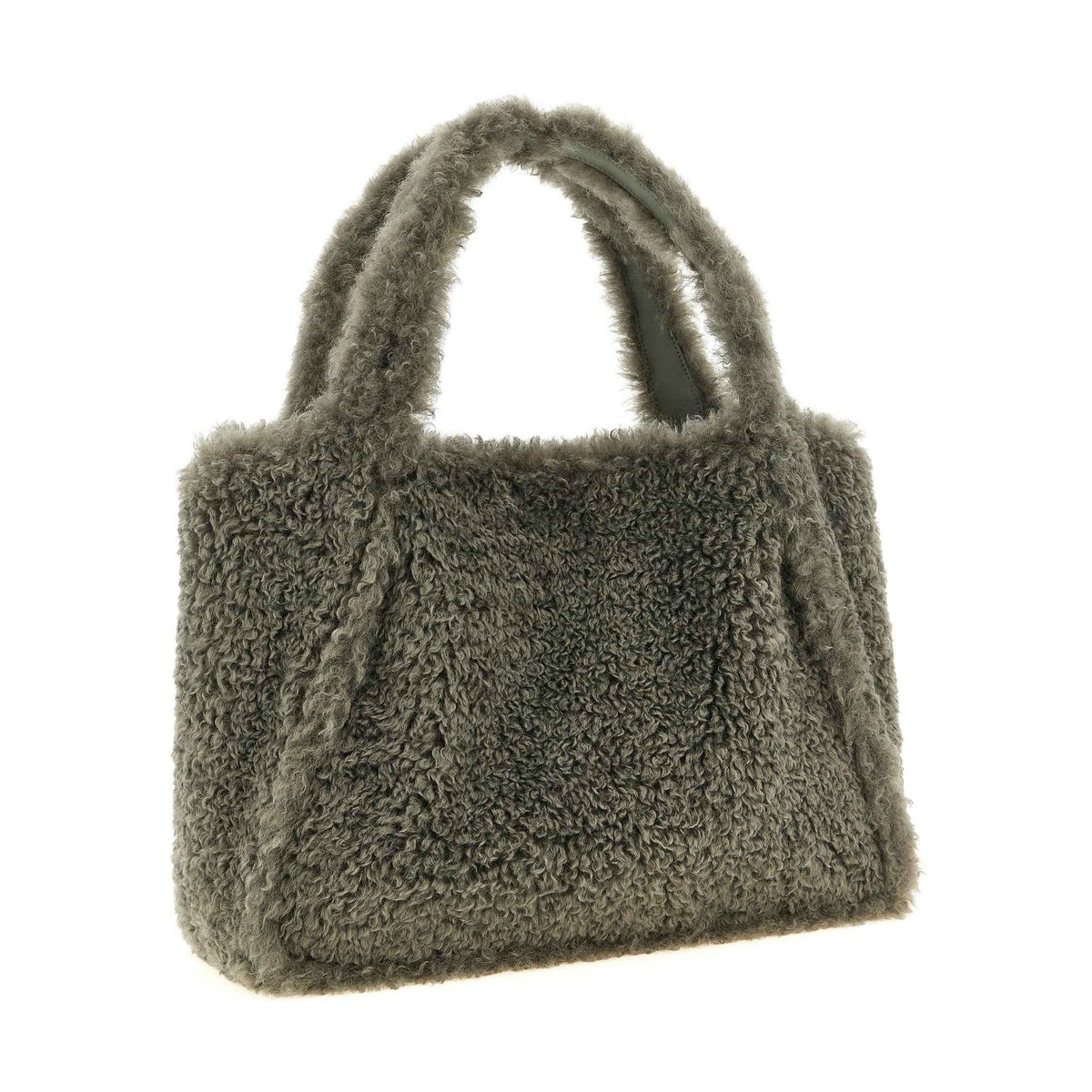 Gray Polyester Tote Bag