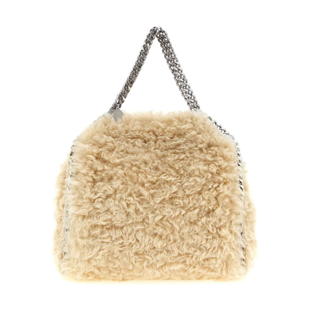 Beige Polyester Handbag