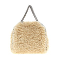 Beige Polyester Handbag
