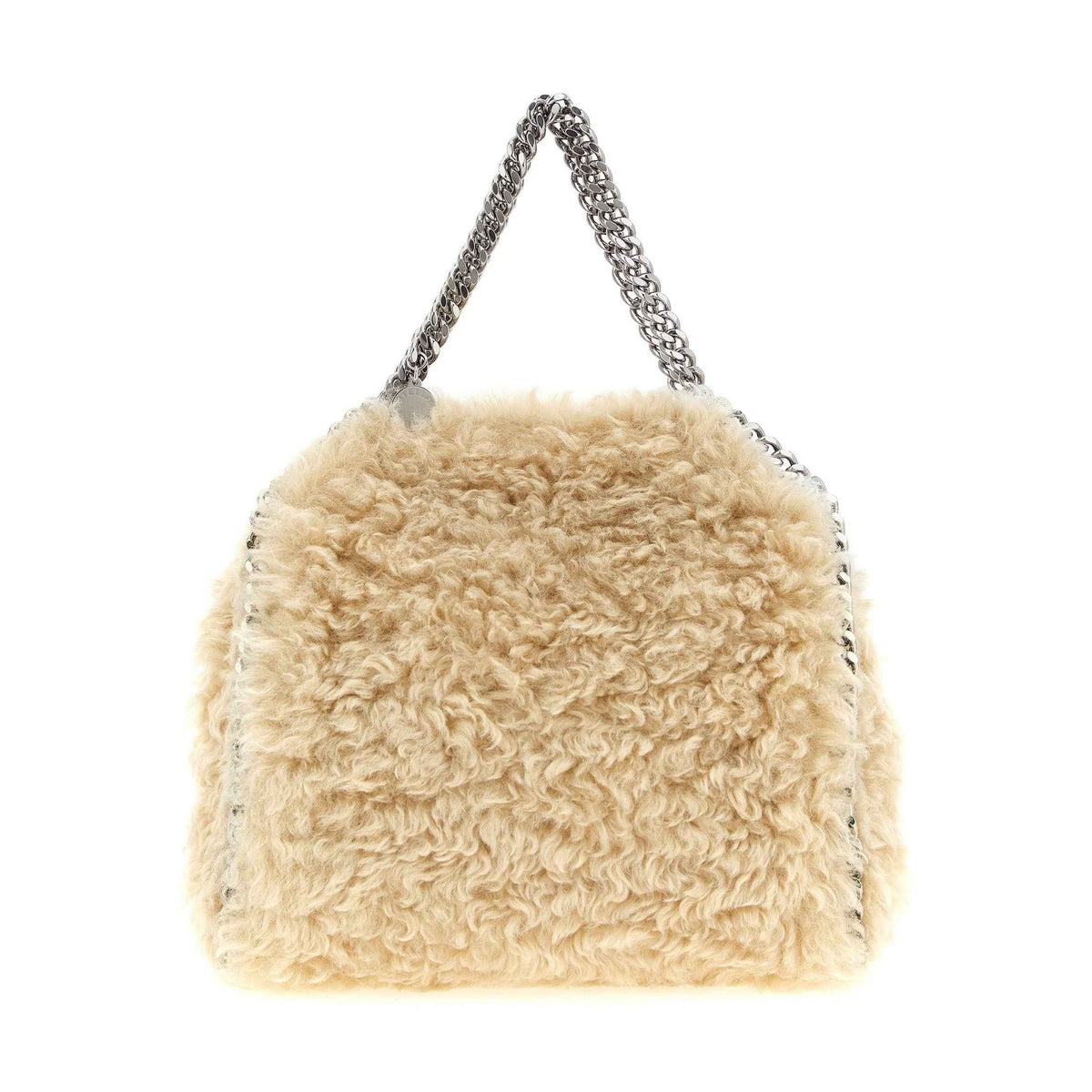 Beige Polyester Handbag