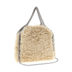 Beige Polyester Handbag