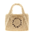 Beige Polyester Tote Bag