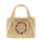 Beige Polyester Tote Bag