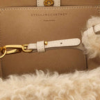 Beige Polyester Shoulder Bag