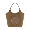 Gray Polyester Tote Bag