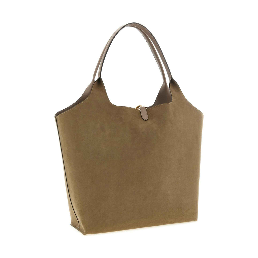 Gray Polyester Tote Bag