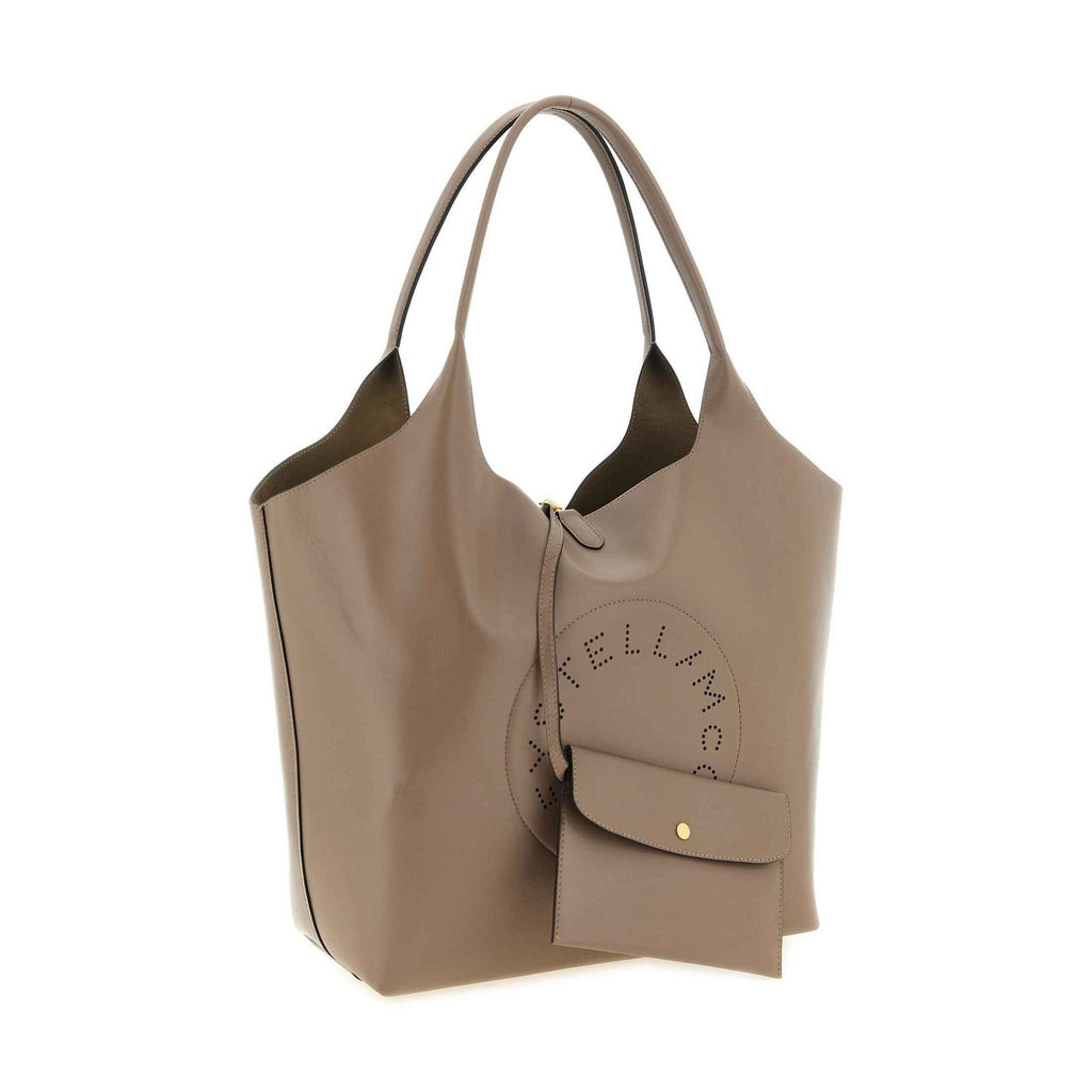 Gray Polyester Tote Bag