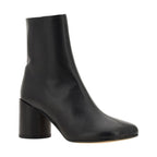 Black Lamb Ovis Aries Ankle Boots