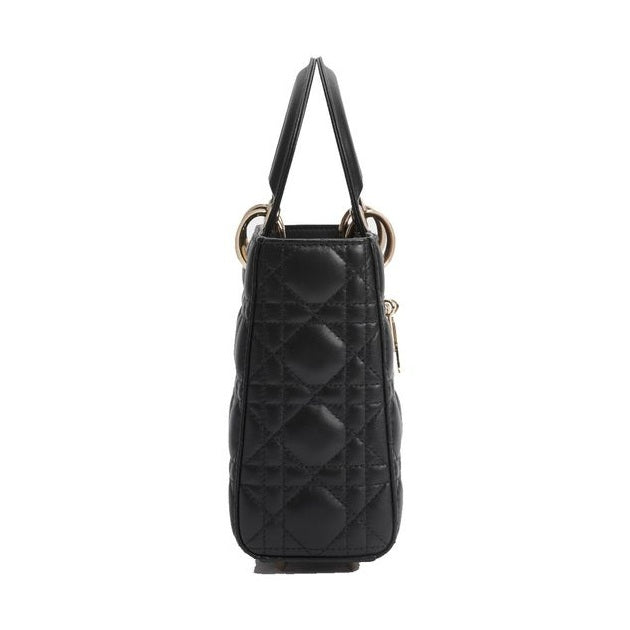 Black Lamb Leather Handbag