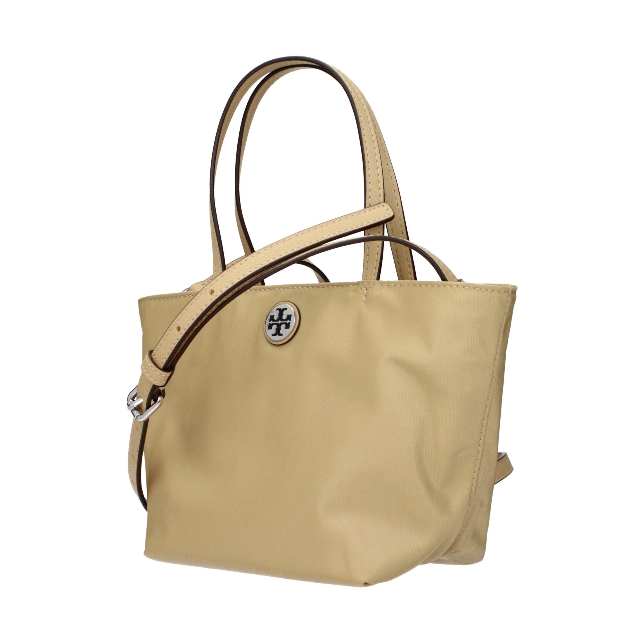 Beige Nylon Handbag