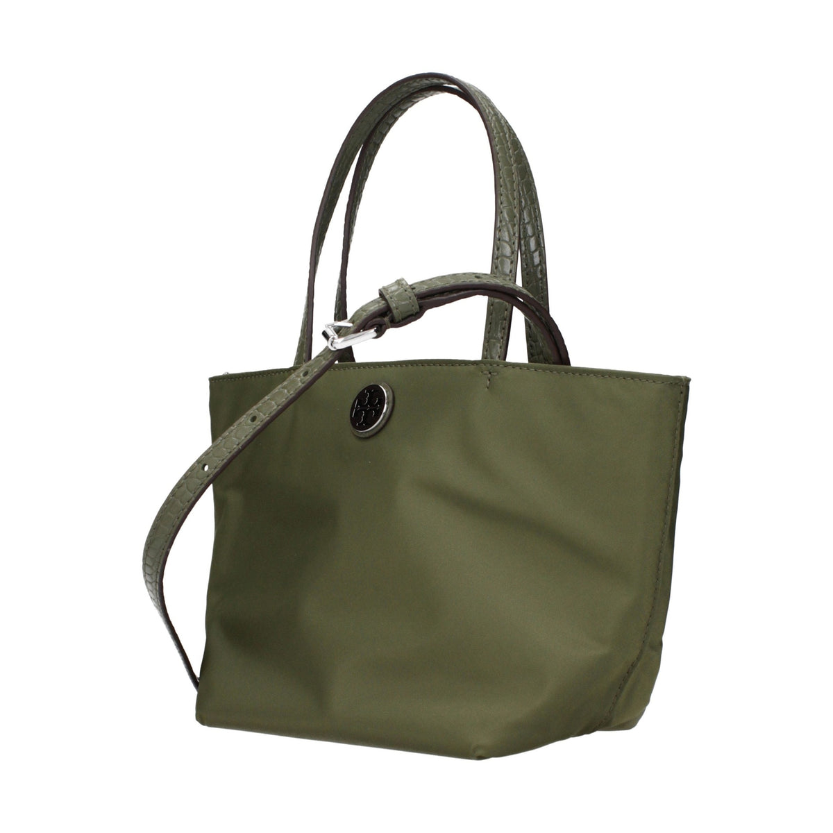 Green Nylon Handbag