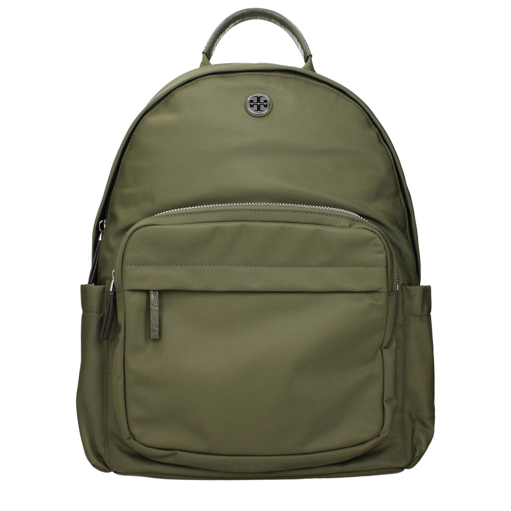 Green Nylon Backpack