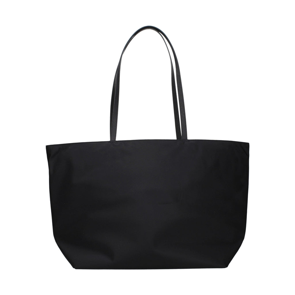 Black Fabric Shoulder Bag