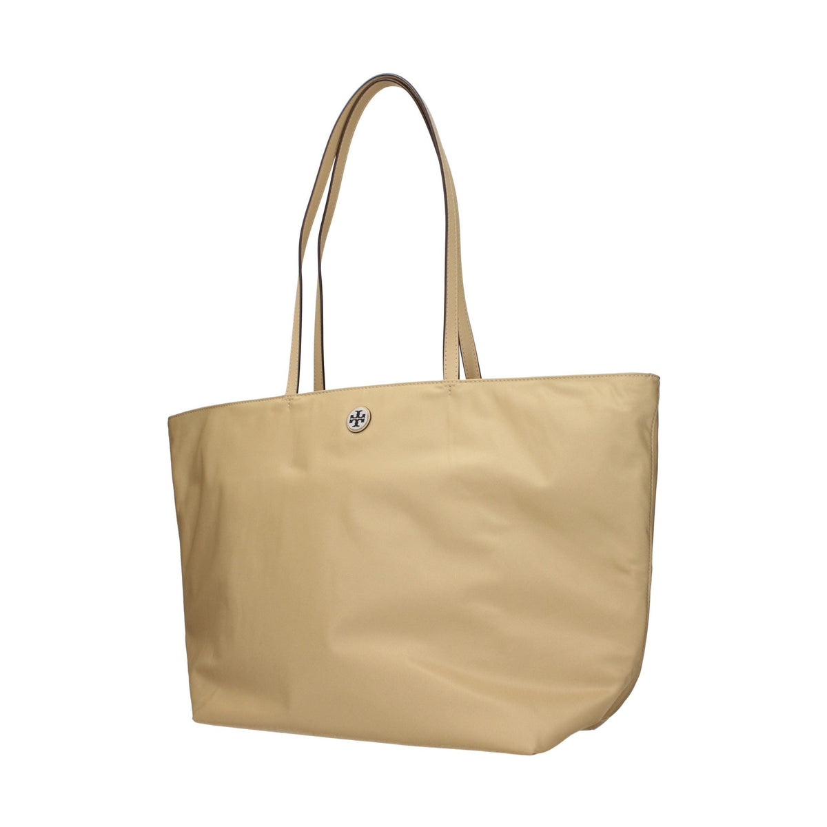 Beige Fabric Shoulder Bag