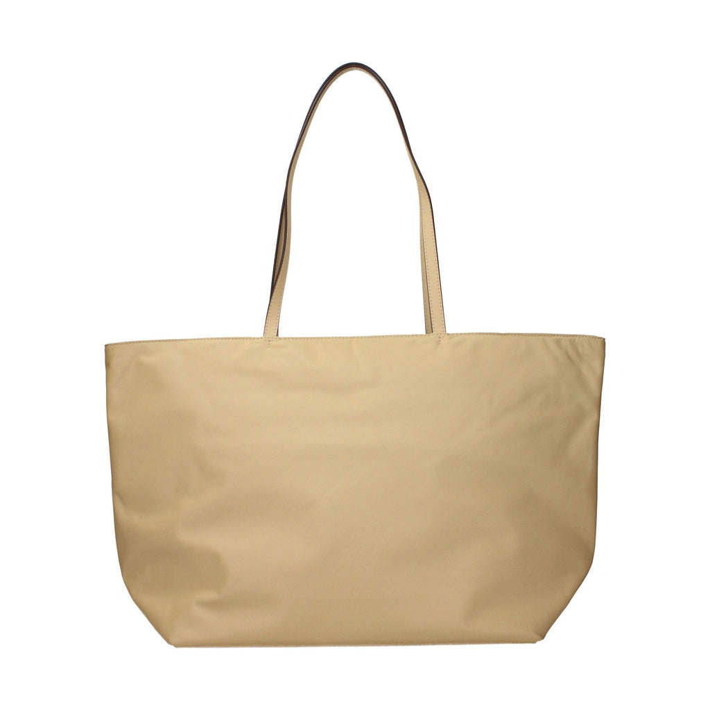 Beige Fabric Shoulder Bag