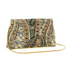 Multicolor Acetate Clutch Bag